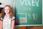 Volební kampaň k blížícím se školním volbám do žákovské rady