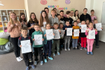 Návštěva budoucích prvňáčků z MŠ u MŠ
